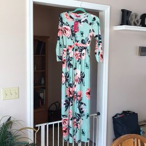 Long sleeve maxi dress